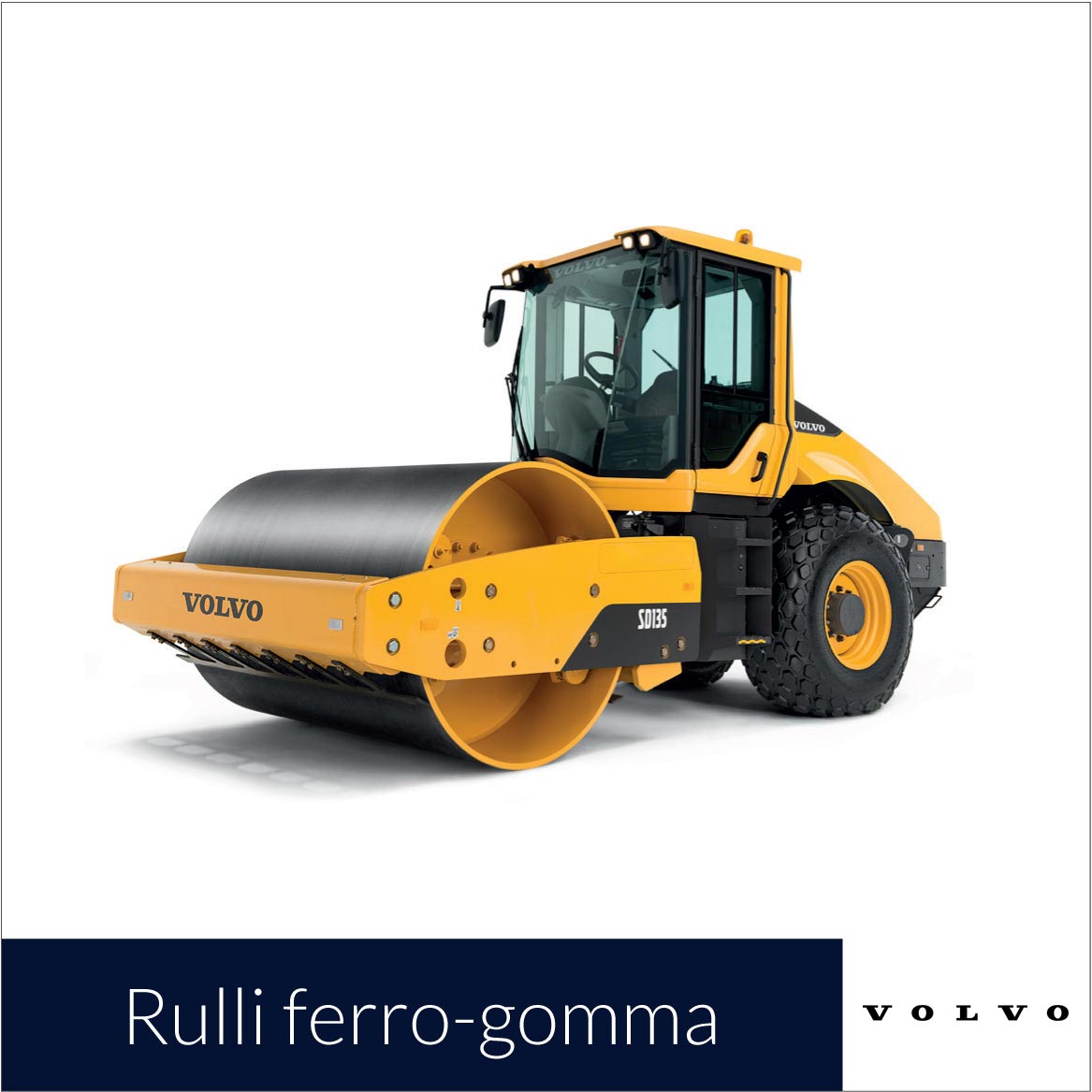 rulli ferro gomma nuovi Volvo Comai