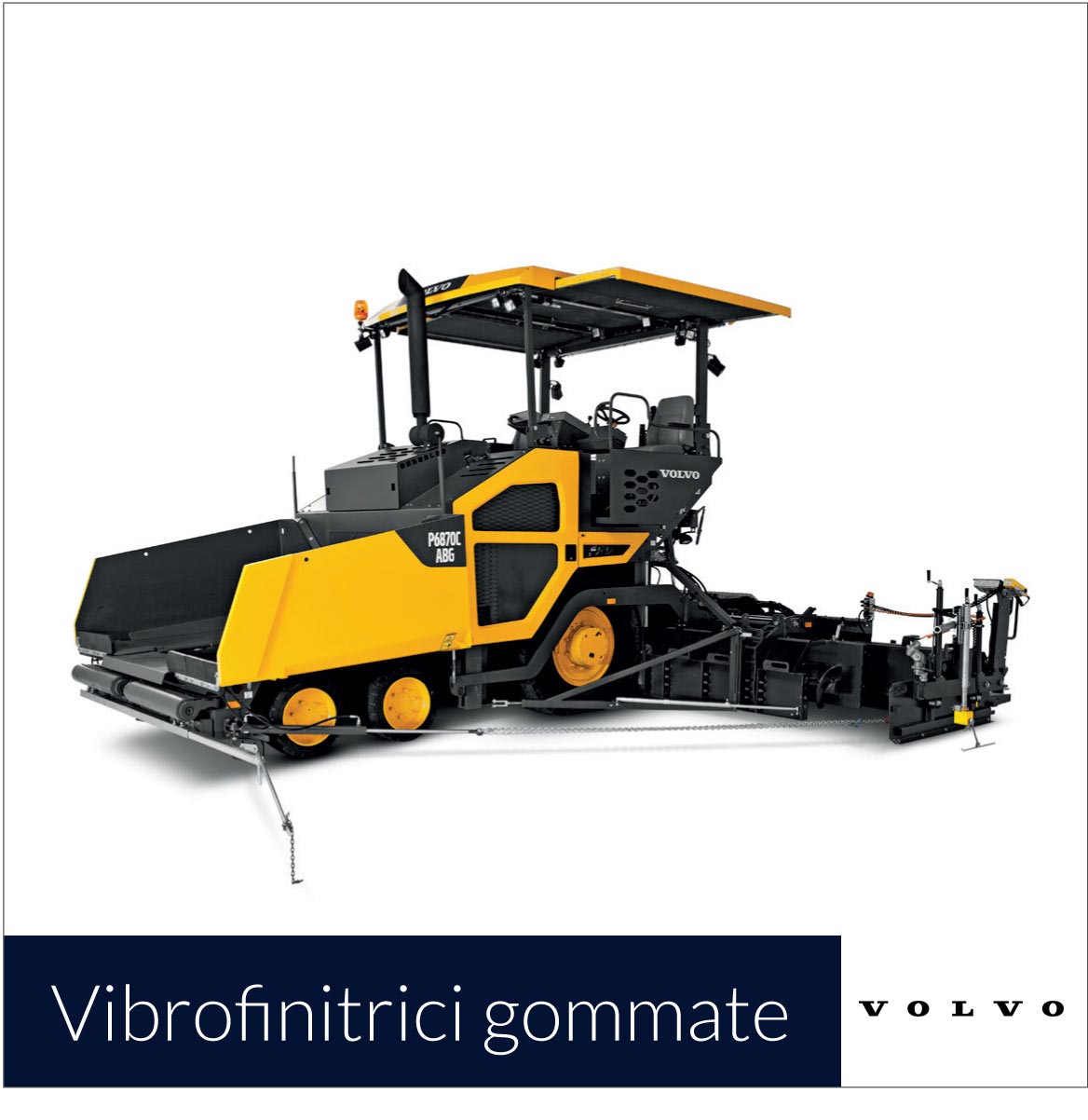 vibrofinitrici gommate nuove Volvo Comai