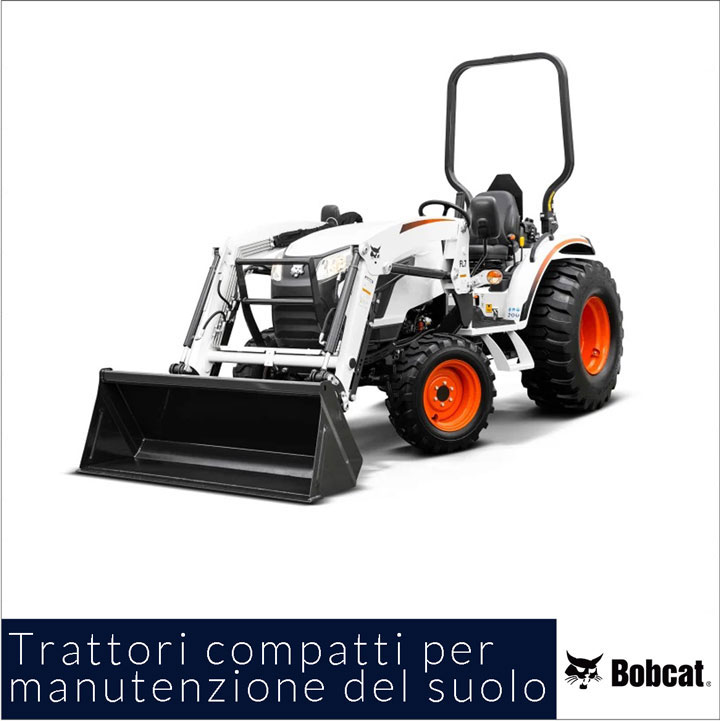 Trattori compatti per la manutenzione del suolo Bobcat nuovi Comai
