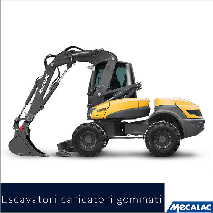 escavatori caricatori Mecalac nuovi Comai