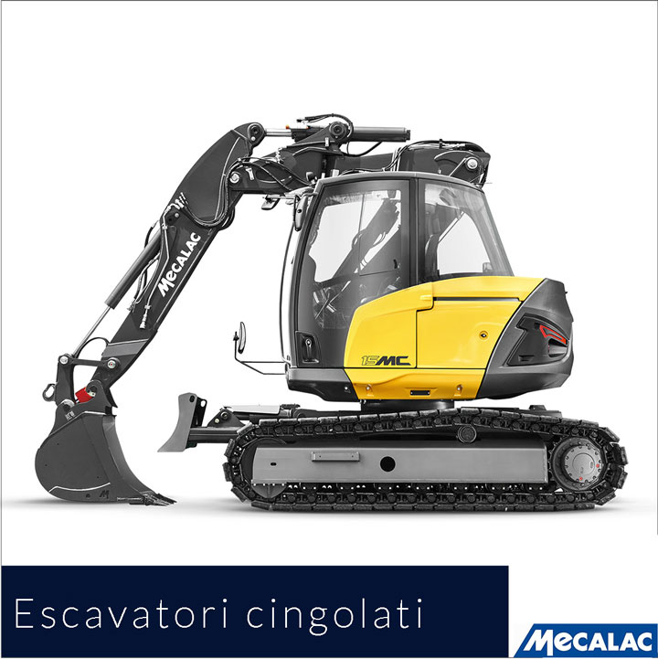 escavatori cingolati Mecalac nuovi Comai